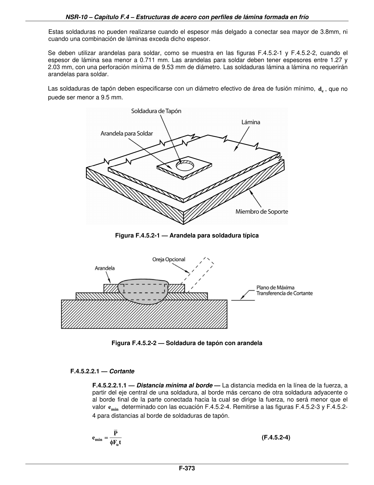 Figura F.4.5.2-1 — Arandela para soldadura típica — página original del PDF