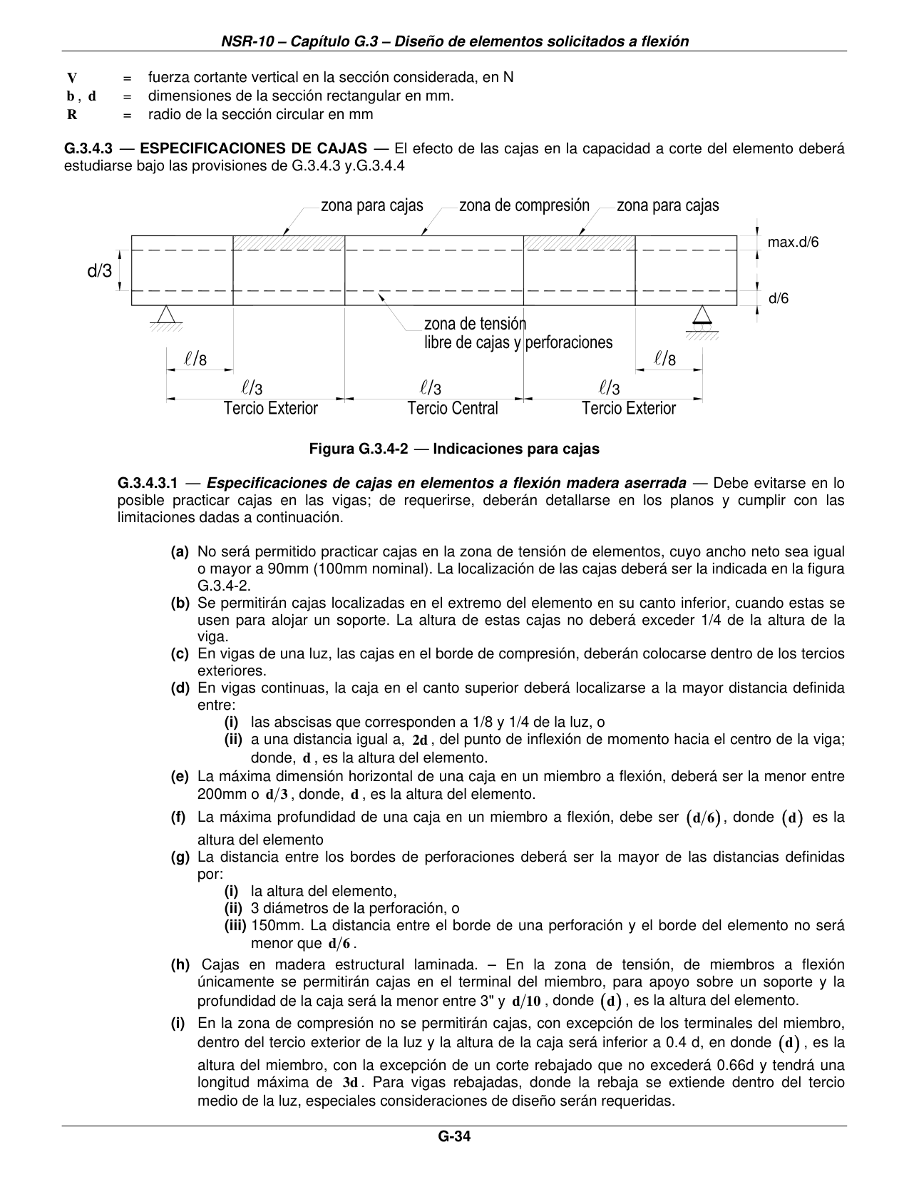 Figura G.3.4-2 — Indicaciones para cajas — página original del PDF